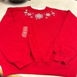 Women’s Trillllogy snowflake sweater size Sm
